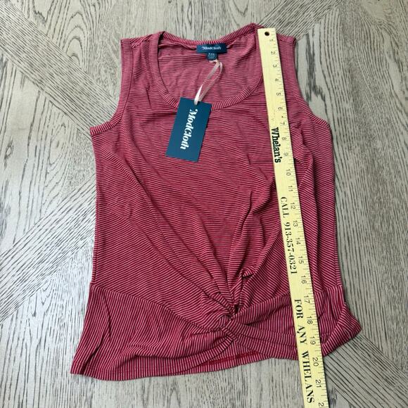 ModCloth Striped Knotted Moxie Tank Top XXS NWT - Picture 5 of 9